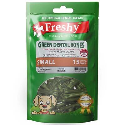 Freshy Dental Yeşil Kemik Köpek Ödülü 15'li Paket - 150 Gr. - 2