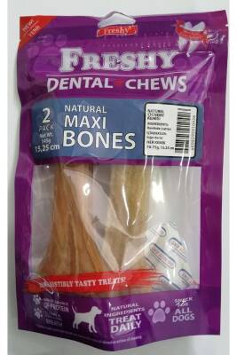 Freshy Maxi Bones Naturel Kemik Köpek Ödülü 2li Paket - 15 cm - 1