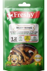 Freshy Milky Bones Kalsiyum Kemikleri Köpek Ödülü - 1