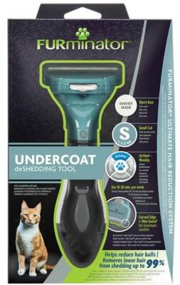 Furminator Kısa Tüylü Kedi Tarağı Small - 1