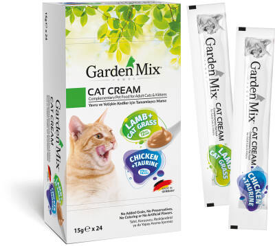 Garden Mıx Kedi Kreması Tavuklu Kuzulu 15gr X 24 Adet - 1