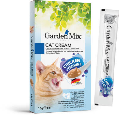 Garden Mıx Kedi Kreması Tavuk+taurin 15gr X 5 Adet - 1