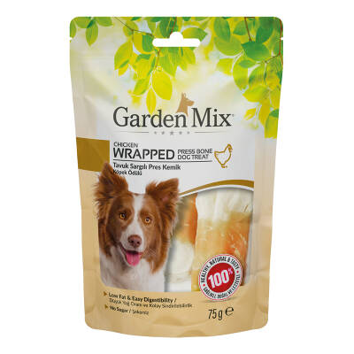 Garden Mıx Sargılı Pres Kemik Köpek Ödülü 75 Gr - 1