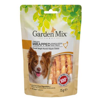 Garden Mıx Tavuk Sargılı Kemik Köpek Ödülü 75 Gr - 1