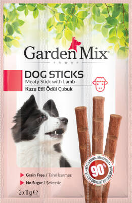 Gardenmix Kuzu Etli Köpek Stick Ödül 3*11gr - 1