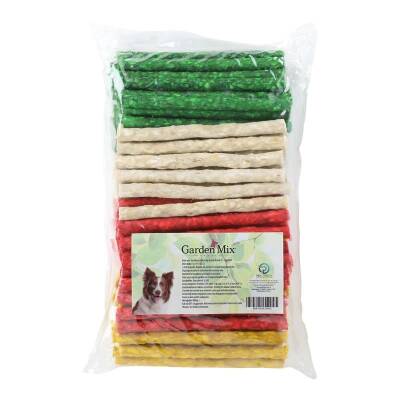 Gardenmix Munchy Stick Renkli Köpek Çiğneme Kemiği 100 Adet - 1