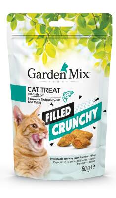 Gardenmix Somonlu İçi Dolgulu Kedi Ödülü 60gr - 1