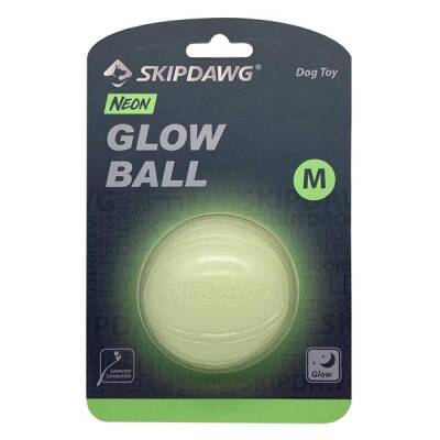 Gigwi Glow Ball Karanlıkta Parlayan Dayanıklı Köpek Oyun Topu 10 cm - 1