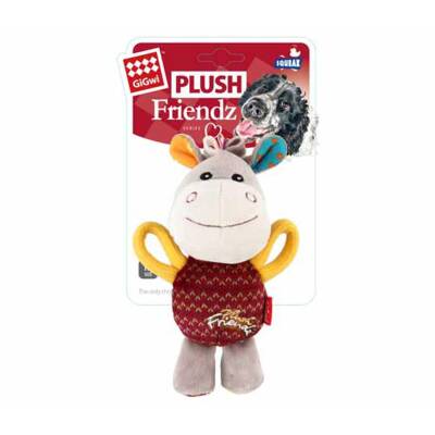 Gigwi Plush Friendz Sesli Eşek, Peluş Köpek Oyuncağı - 1