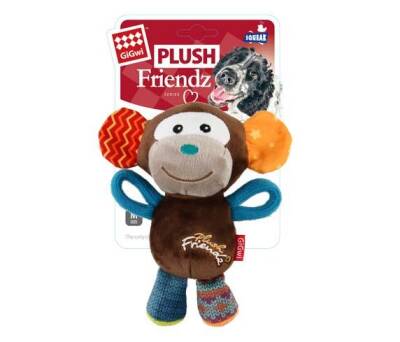 Gigwi Plush Friendz Sesli Maymun Peluş Köpek Oyuncağı - 1