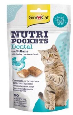 Gimcat Nutri Pockets Dental Kedi Ödül Maması 60 G - 1