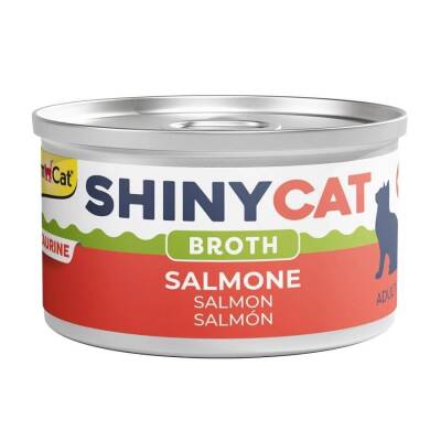 Gimcat Shınycat Sos İçinde Somonlu Kedi Konserve Maması 70 Gr - 1