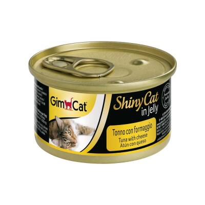 Gimcat Shinycat Ton Balıklı ve Peynirli Jelly Konserve Yetişkin Kedi Maması 70 Gr - 2