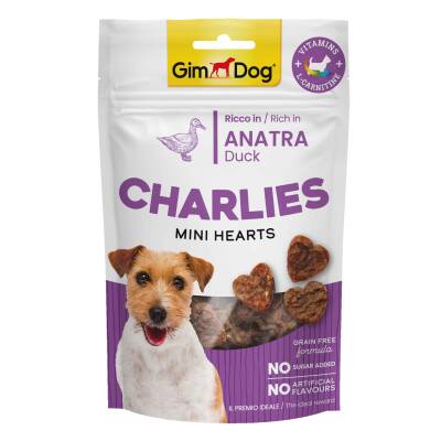 Gimdog Charlies Mini Hearts Ördekli Köpek Ödülü 70Gr - 1