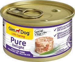 Gimdog Pure Delight Parça Tavuklu ve Ton Balıklı Yetişkin Köpek Maması 85 G - 1