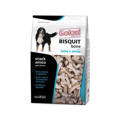 Golosi Süt ve Bal Aromalı Köpek Ödül Bisküvisi 600 Gr - 1