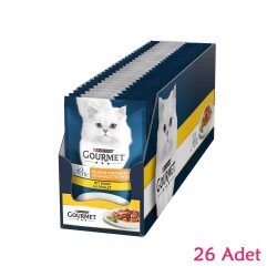 Gourmet Perle Izgara Tavuklu Kedi Konservesi 26 Adet*85 Gr - 1