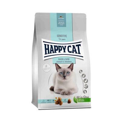 Happy Cat Sensitive Stomach Hassas Sindirim Sistemine Sahip Yetişkin Kedi Maması 4 kg - 1