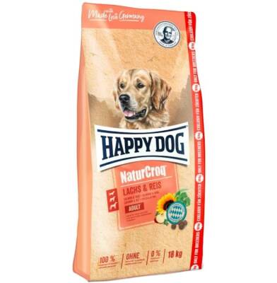 Happy Dog NaturCroq Somonlu Yetişkin Köpek Maması 18 KG - 1