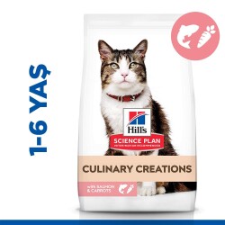 Hills Culinary Creations Somonlu Havuçlu Yetişkin Kedi Maması 10 Kg - 1