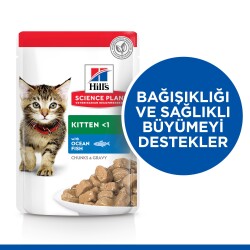 Hill's SCIENCE PLAN Okyanus Balıklı Yavru Kedi Pouch 85gr X 12 Adet - 2