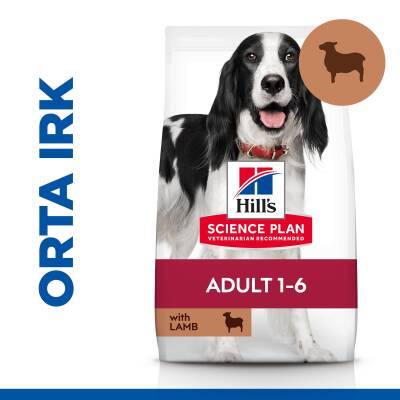 Hill's SCIENCE PLAN Yetişkin Orta Irk Kuzulu ve Pirinçli Köpek Maması 2.5 kg - 1