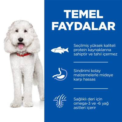 Hill's SCIENCE PLAN Hipoalerjenik Yetişkin Orta Irk Somonlu Köpek Maması 10+2 kg - 3