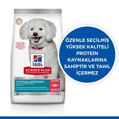 Hill's SCIENCE PLAN Hipoalerjenik Yetişkin Küçük ve Mini Irk Somonlu Köpek Maması 1.5 kg - 2