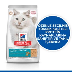 Hill's SCIENCE PLAN Hipoalerjenik Yumurta ve Böcek Proteinli Kedi Maması 1.5 kg - 2