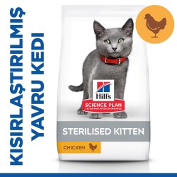 Hill's SCIENCE PLAN Kısırlaştırılmış Tavuklu Yavru Kedi Maması 1,5 kg - 1