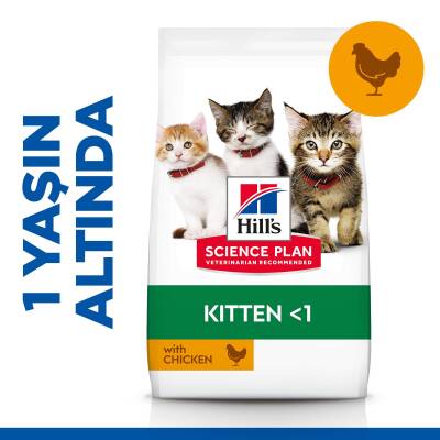 Hills Science Plan Kitten Tavuklu Yavru Kedi Maması 5 Kg (+2 Kg Hediyeli) - 1