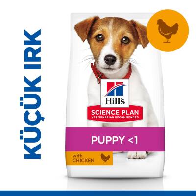 Hill's SCIENCE PLAN Küçük ve Mini Irk Tavuklu Yavru Köpek Maması 1.5kg - 1