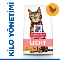 Hill's SCIENCE PLAN Light Yetişkin Tavuklu Kedi Maması 1.5 kg - 1