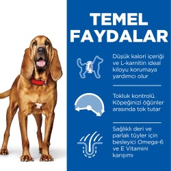 Hill's SCIENCE PLAN Light +7 Yaşlı Orta Irk Kuzulu ve Pirinçli Köpek Maması 2.5 kg - 3