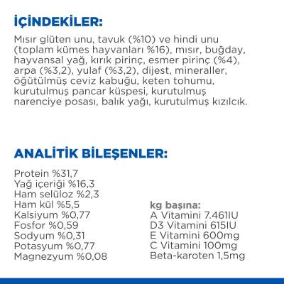 Hill's SCIENCE PLAN Mükemmel Sindirim +1 Yetişkin Tavuklu ve Kahverengi Pirinçli Kedi Maması 1.5 kg - 4