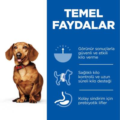 Hill's SCIENCE PLAN İdeal Kilo Yetişkin Küçük ve Mini Irk Tavuklu Köpek Maması 1.5 kg - 2