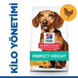 Hill's SCIENCE PLAN İdeal Kilo Yetişkin Küçük ve Mini Irk Tavuklu Köpek Maması 1.5 kg - 1