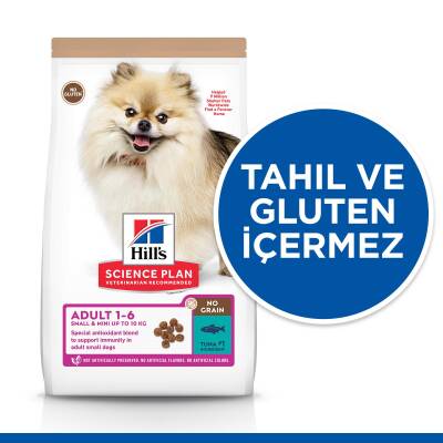 Hills Science Plan Tahılsız Ton Balıklı Mini Yetişkin Köpek Maması 6 Kg - 4