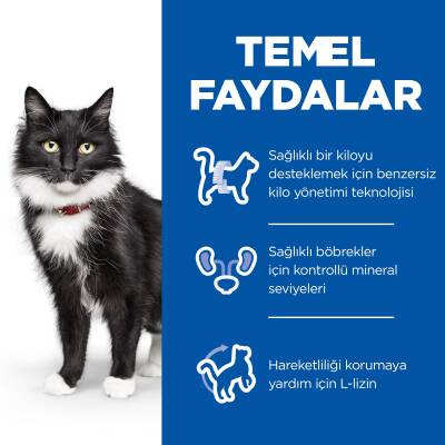 Hill's SCIENCE PLAN Kısırlaştırılmış +7 Yaşlı Tavuklu Kedi Maması 1.5 kg - 3