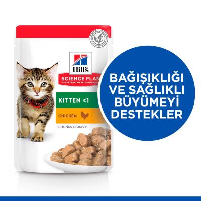 Hills Science Plan Tavuklu Konserve Yavru Kedi Maması 85 gr X 12 - 3