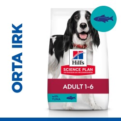 Hill's SCIENCE PLAN Yetişkin Orta Irk Ton Balıklı & Pirinçli Köpek Maması 10+2 kg - 1