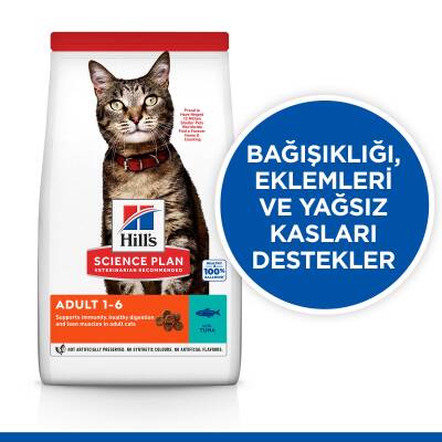 Hill's SCIENCE PLAN Yetişkin Ton Balıklı Kedi Maması 1.5 kg - 2