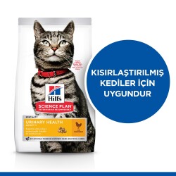 Hill's SCIENCE PLAN Üriner Sağlık +1 Yetişkin Tavuklu Kedi Maması 1.5 kg - 1