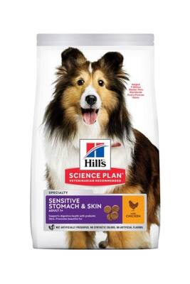 Hill's Sensitive Skin Tavuklu Orta Irk Yetişkin Köpek Maması 14 Kg - 1