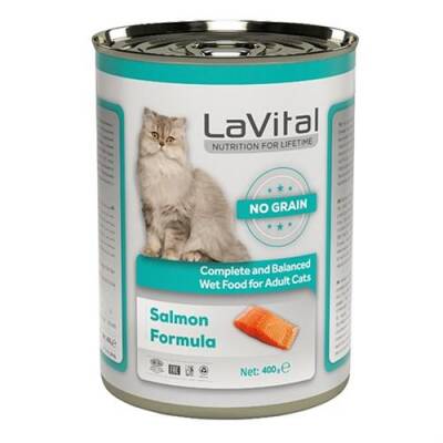 La Vital Adult Tahılsız Somonlu Yetiskin Kedi Konservesi 400gr - 1