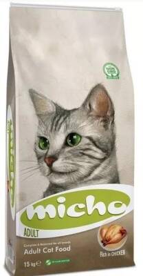 Micho Tavuklu Hamsili Yetişkin Kedi Maması 15 Kg - 1