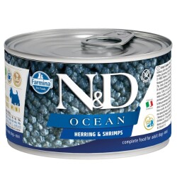 N&D Ocean Mini Ringa Balıklı Ve Karidesli Yetişkin Köpek Konservesi 140 Gr - 2