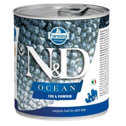 N&D Ocean Morina Balıklı Ve Balkabaklı Yetişkin Köpek Konservesi 285 Gr - 2