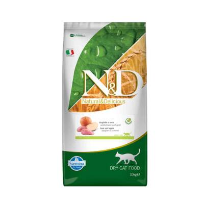 N&D Prime Tahılsız Yaban Domuzlu Elmalı Kedi Maması 10kg - 1