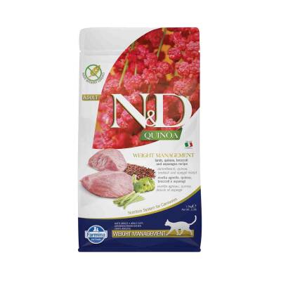 N&D Quinoa Weight Management Kuzu Etli Light Yetişkin Kedi Maması 1.5 Kg - 1